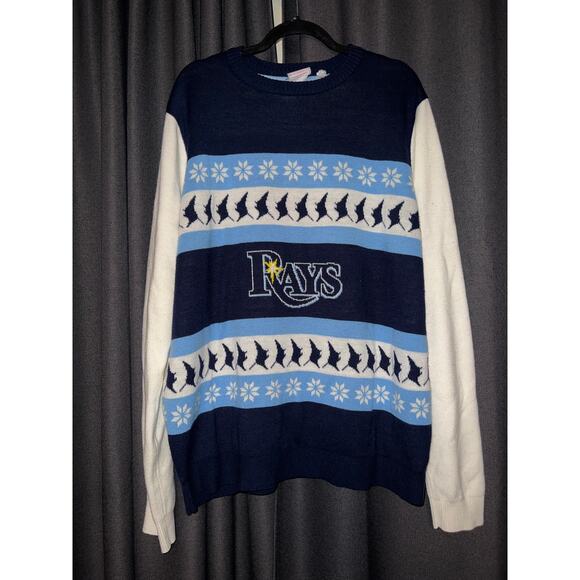 Ugly Christmas Sweater Xmas Size XXL Rays Baseball - Picture 1 of 3